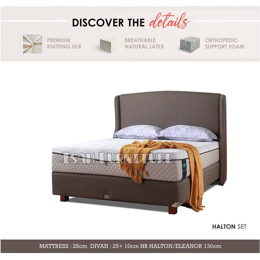 Springbed Set Quantum Maxwell Latex Orthopedic FULL SET