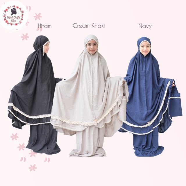 MARDIA PRAYER SET / MUKENA RENDA KATUN RAYON