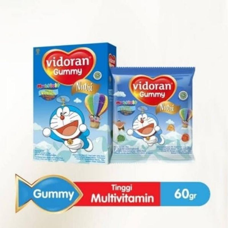 Vidoran Gummy Nutri Multivitamin Anak 60 g