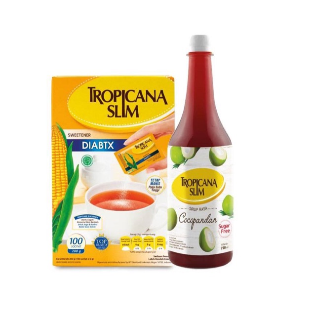 

Tropicana Slim Paket Sugar Free Syrup