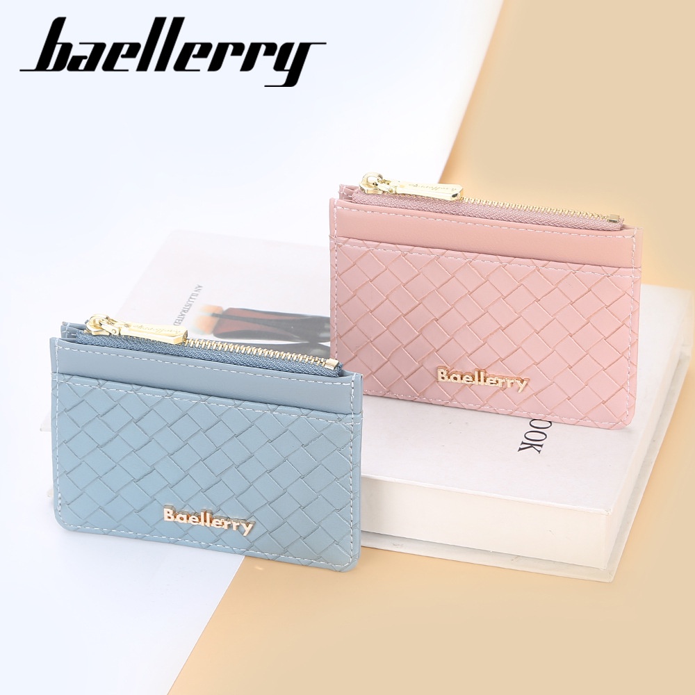 BAELLERRY NR090 Dompet Kartu Wanita Bahan Kulit PU Leather Premium WATCHKITE WKOS