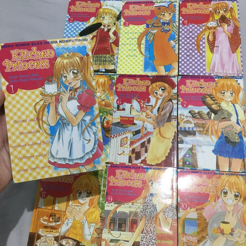 Komik Kitchen Princess Natsumi Ando dan Miyuki Kobayashi full set (1 - 10)