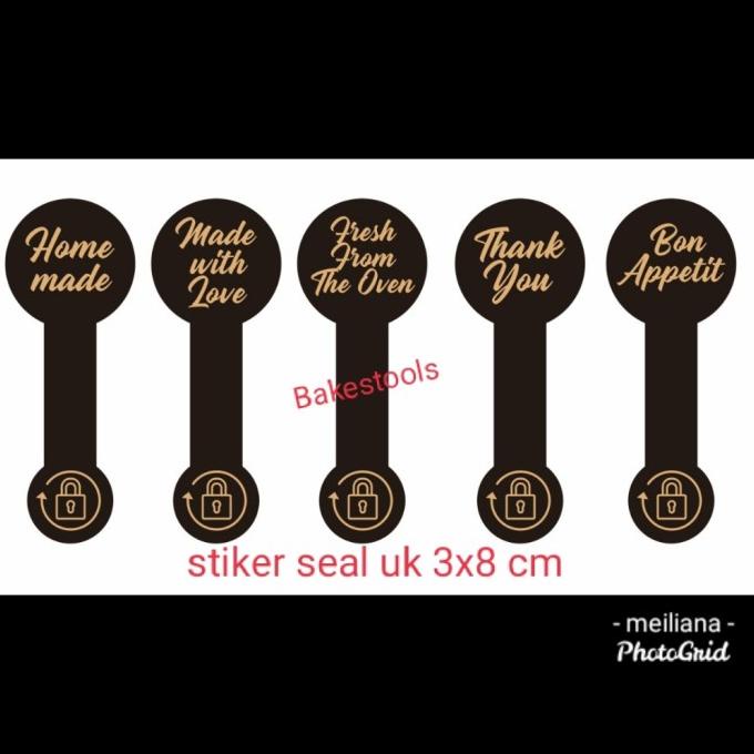 

] Stiker Sealed Dus/Toples/Botol dll (50 pcs)