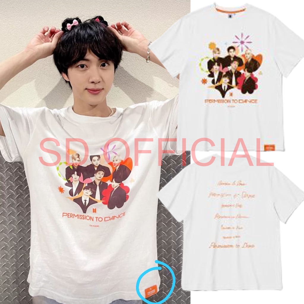 kaos BTS JIN Permission to dance L.A 3 Day Full Foto Member