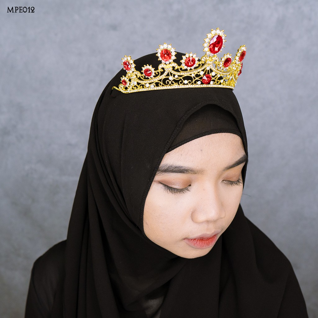 [PRODUK TERBATAS] MAHKOTA WANITA BRIDAL FASHION PENGANTIN PERMATA MPE012