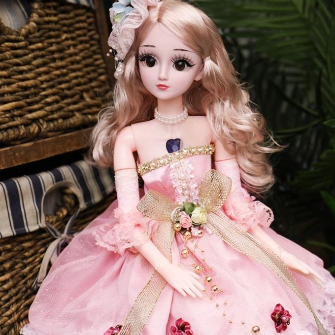 Mainan anak Boneka doll BJD 60cm set princess - 01 ELLY