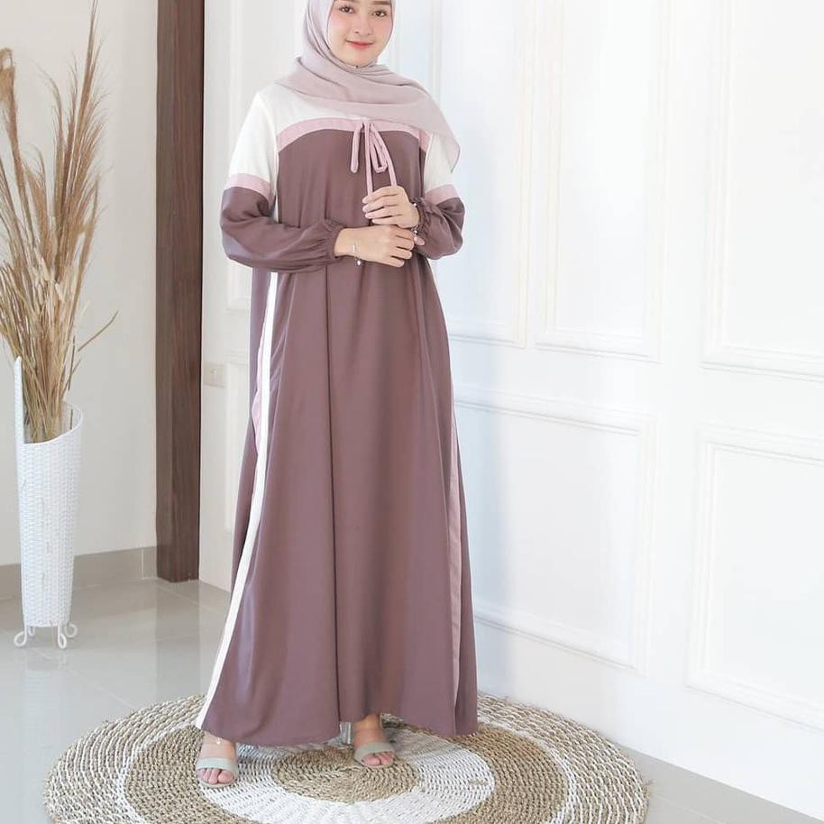 [HARGA RESELLER] Maena Gamis Remaja Muslimah olshop_revolutio Gamismurah Bajugamis Gamissyari Bajuga