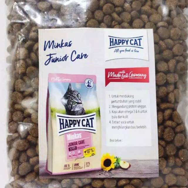 Happy cat minkas JUNIOR CARE 500gr