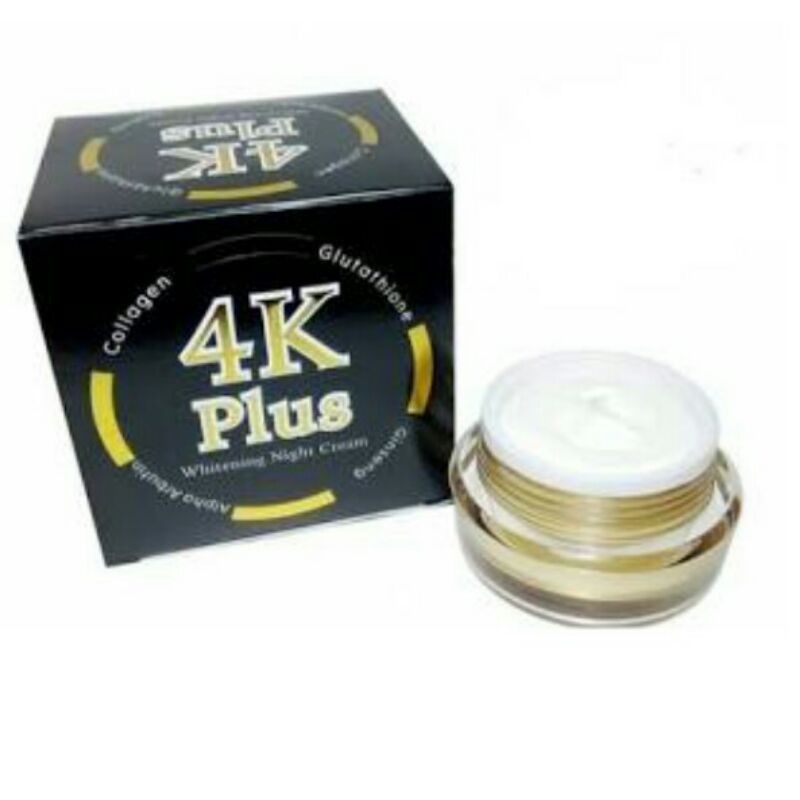 4k plus whitening night cream
