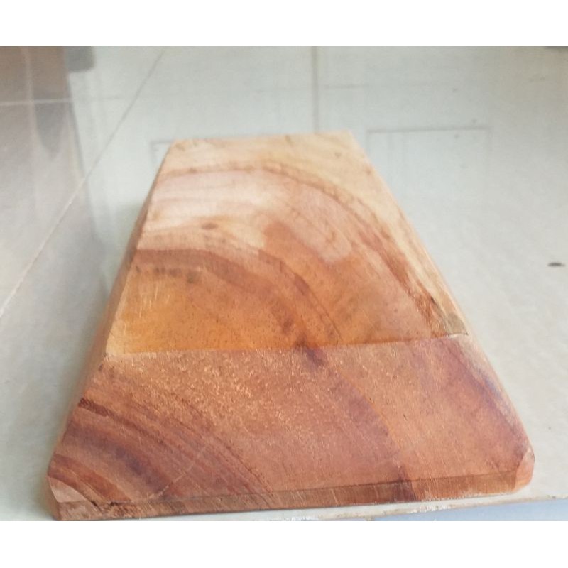 piring susi kotak kayu mahoni 10x25cm