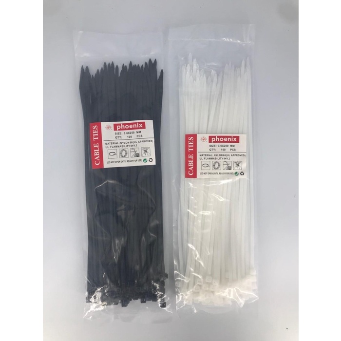 

ORGANIZER-DOCUMENT- KABEL TIES CABLE TIE 3.6 X 250MM (25CM) CV 250 - PUTIH -DOCUMENT-ORGANIZER.