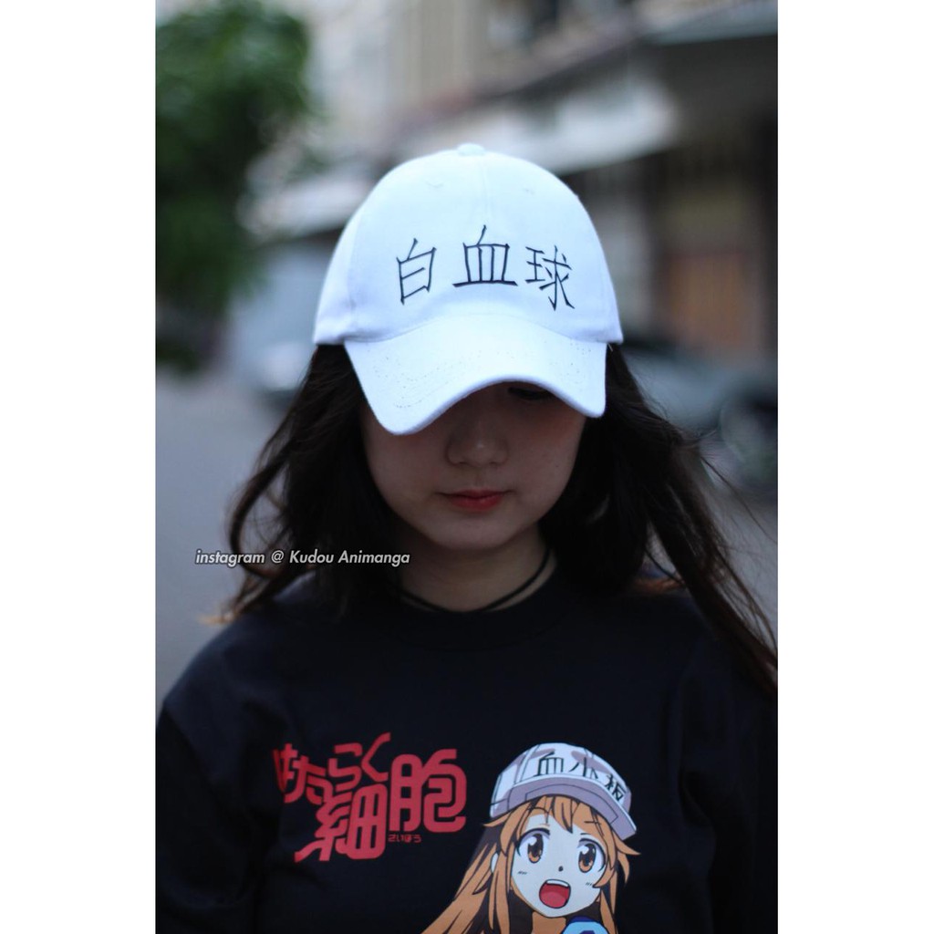 Baseball Cap Hakkekkyu White Blood Cell Anime Hataraku Saibou series