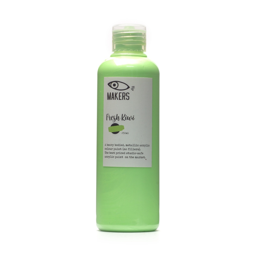 

Fresh Kiwi Acrylic Metallic Paint 250ml by MAKERS