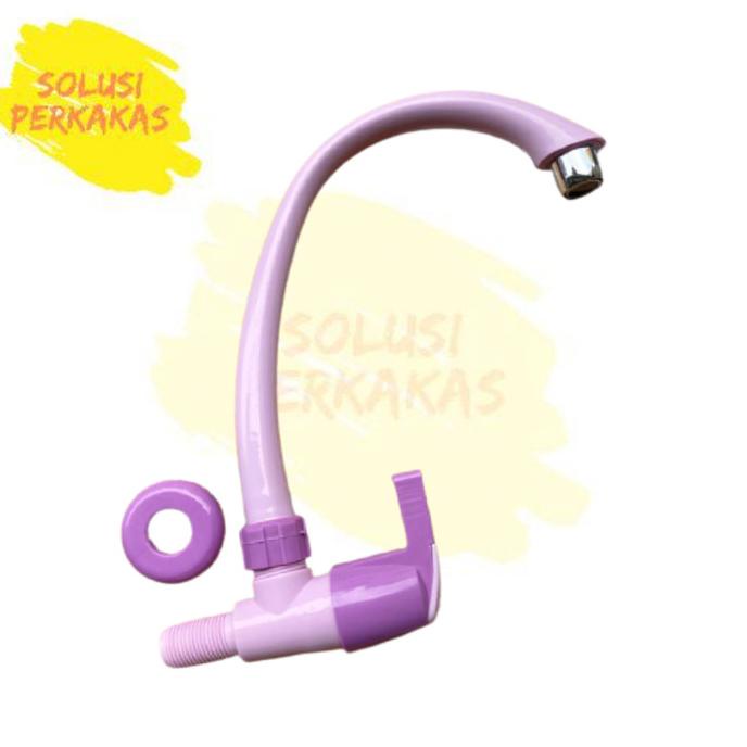 KRAN CUCI PIRING / KERAN ANGSA PLASTIK /KRAN AIR PVC GROSIR ANTI KARAT