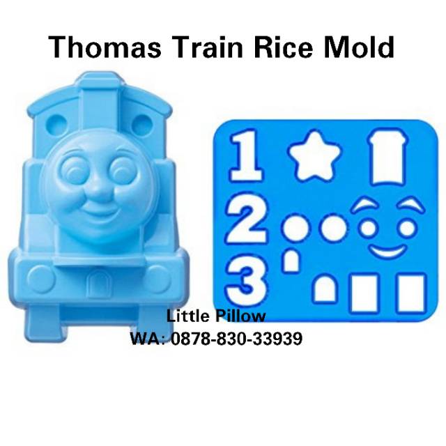 (THOMAS TRAIN) Thomas Train Bento Rice Mold/Cetakan Nasi Bento Karakter