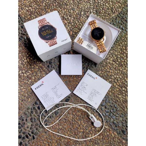 PRELOVED PL SECOND SEKEN JAM FOSSIL SMARTWATCH SMART WATCH QWANDER Q WANDER GEN 2 ROSEGOLD ROSE GOLD