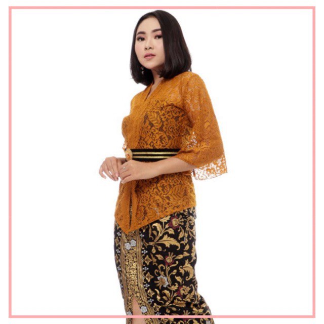 Model Kebaya Modern Bali Kain Sari Gaya Ootd