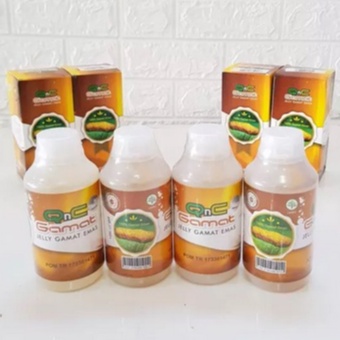 Obat Batuk Berdahak / Batuk Gatal Tenggorokan Anak Dan Dewasa Herbal Qnc Jelly Gamat 300 Ml BPOM dan Halal MUI 100% Original