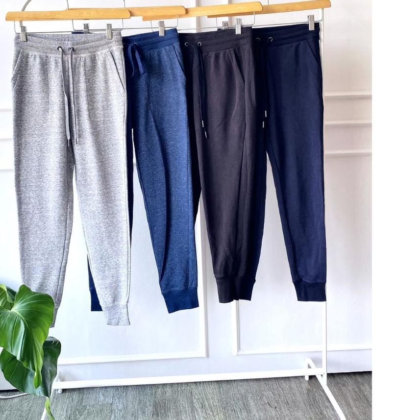 PROMOSI  7.7 Uniqlo UNQ Terry Jogger pants - Celana jogger sweat wanita [KODE 301]