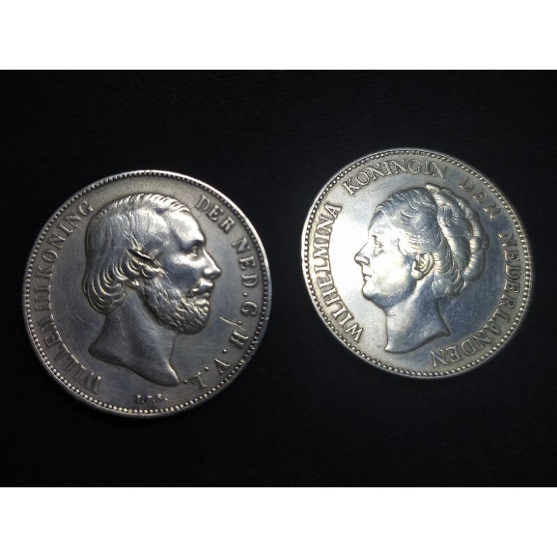 Koin Kuno, Uang kuno, Koin Nederlanden, Koin wilhelmina