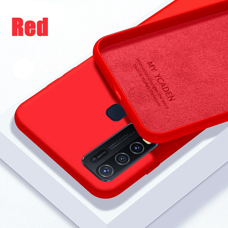 VIVO Y15S Y21T Y21 Y21S Y33S Y20 Y12S Y30 Y30i Y50 Y11 Y12 Y15 Y17 V23E V20 V20SE Case Liquid Silicone Anti-Slip Shockproof Phone Cover BY