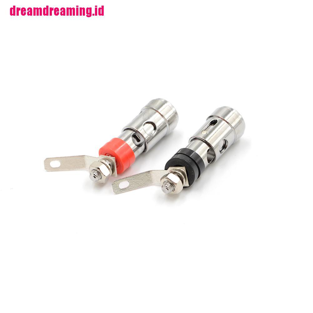 2pcs Terminal Binding Post Speaker Audio AMP Bahan Lapis