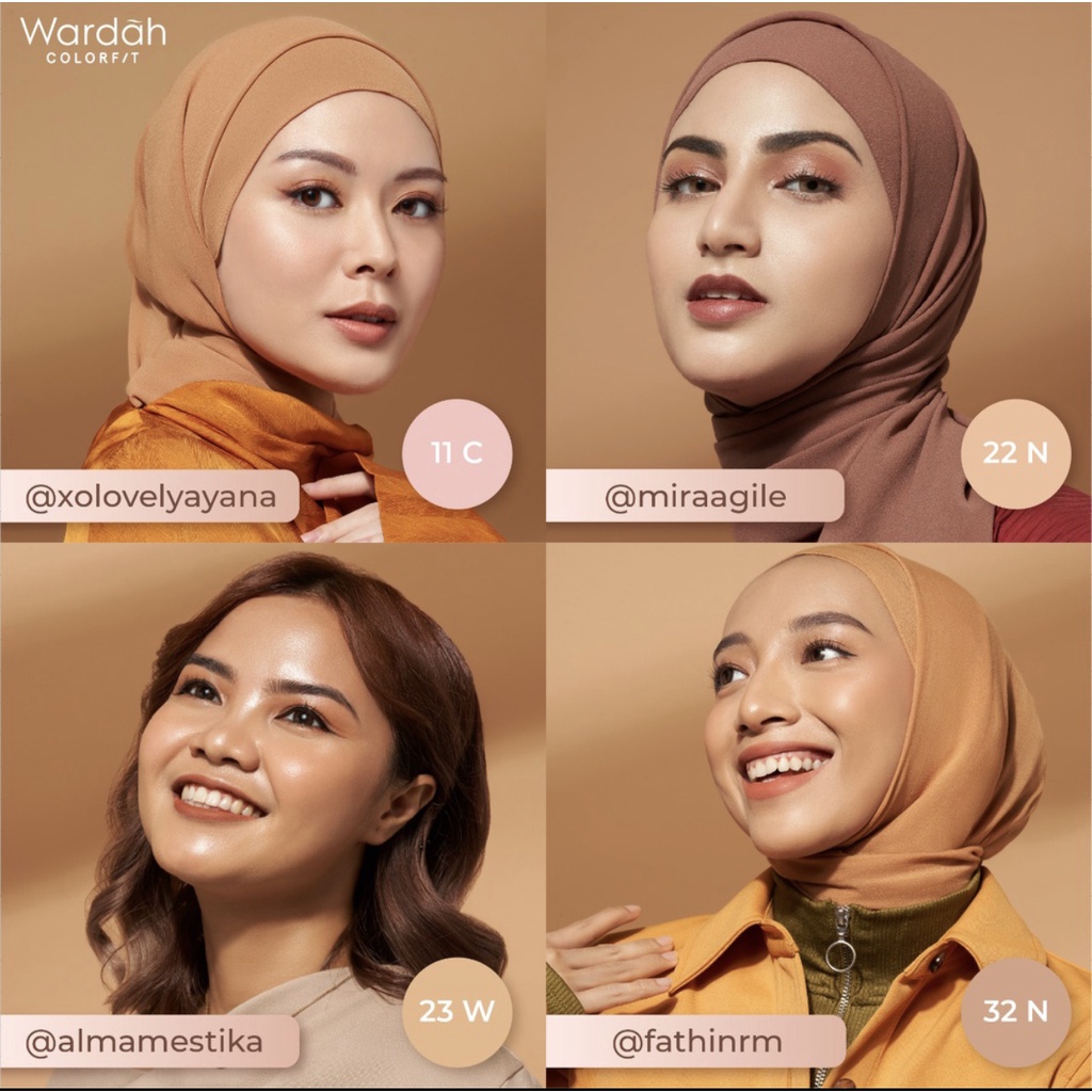 Wardah Colorfit Perfect Glow Cushion SPF 33 PA++ - Bedak Tahan 12 Jam