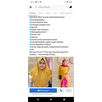 pelangsing galery Rayyan 9R original BPOm