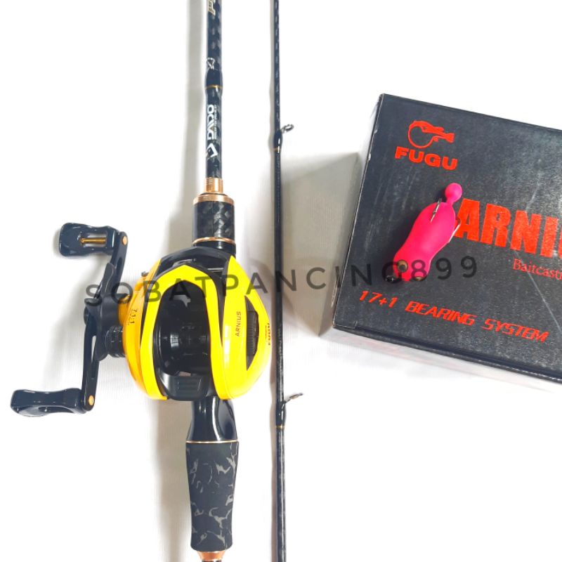 joran set casting daido PREDATOR BC + FUGU ARNIUS + soft frog