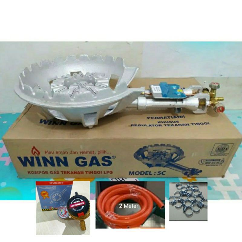 Winn Gas , 5C  ,   Win Gas   , Kompor , Restaurant  ,  High Pressure , Tekanan Tinggi