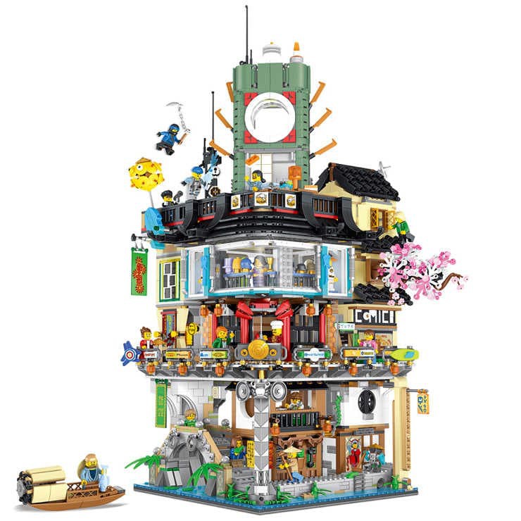 Brick LELE 31086 Ninja Movie Ninjago Castle Ninja