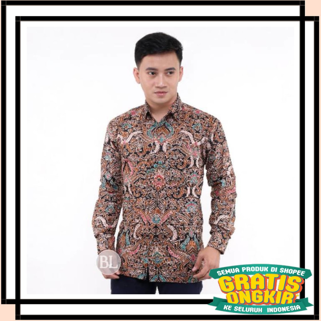 BATIK SEMARANG MURAH - TERBARU TERKINI / KEMEJA BATIK PRIA CERBONAN