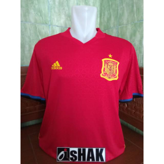 JERSEY SPANYOL HOME OFFICIAL 2016 GRADE ORI