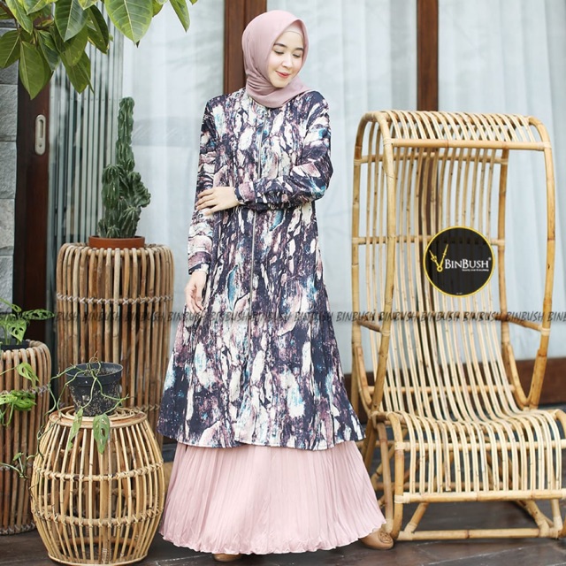 Stelan Alya Set Tunik Original By Binbush