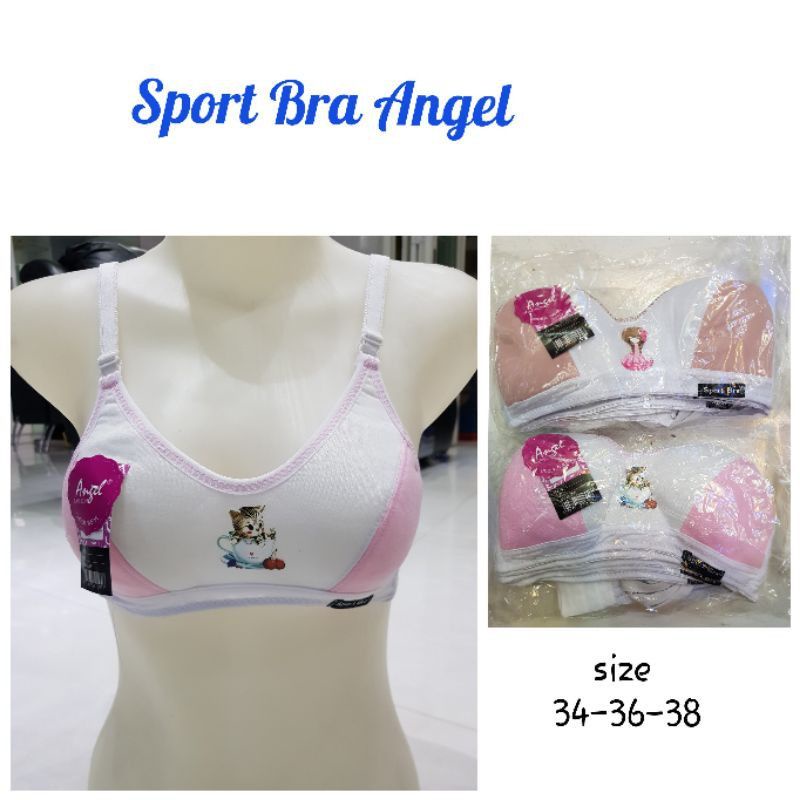 6 PCS/BEEE_91/1401/ Bra Remaja/Bh Sport Di Jual Grosir.