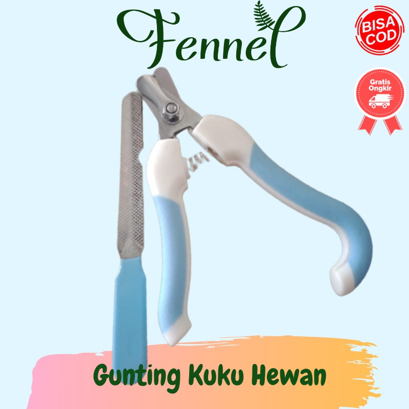 Gunting Kuku Hewan Peliharaan Anjing Kucing Kelinci Stainless Steel