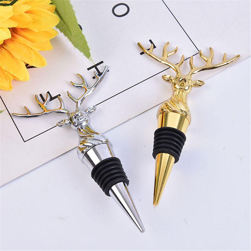 Kepala Rusa Stag TOP Wine Beer Stoppers Reusable Bottle Plug Leak Free Plug Sealer Stainless Steel