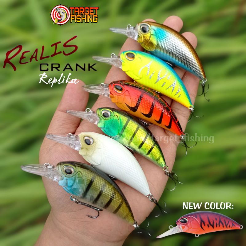 Crankbait Realis Crank M65 8A 16gr (2,5meter) - Umpan Casting Lidah Panjang