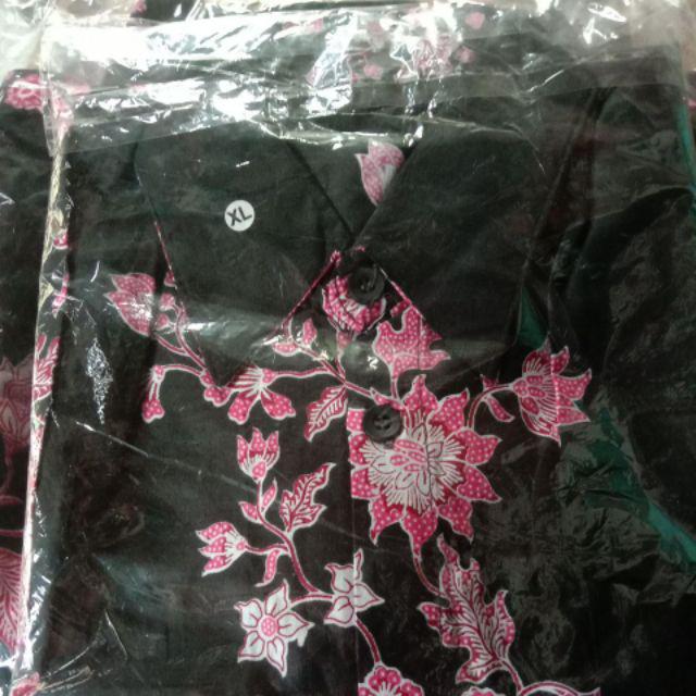 Batik Couple Keluarga Sania Ruffle Ori Ndoro Jowi Dnt Motif Cibulan Pink