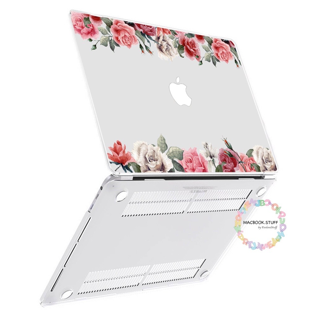 MACBOOK CASE CUSTOM FLORAL-1 DESIGN NEW AIR PRO RETINA 11 12 13 14 15 16 INCH NON /  WITH CD ROOM / TOUCHBAR / TOUCH ID / M1 2020 2021 2022