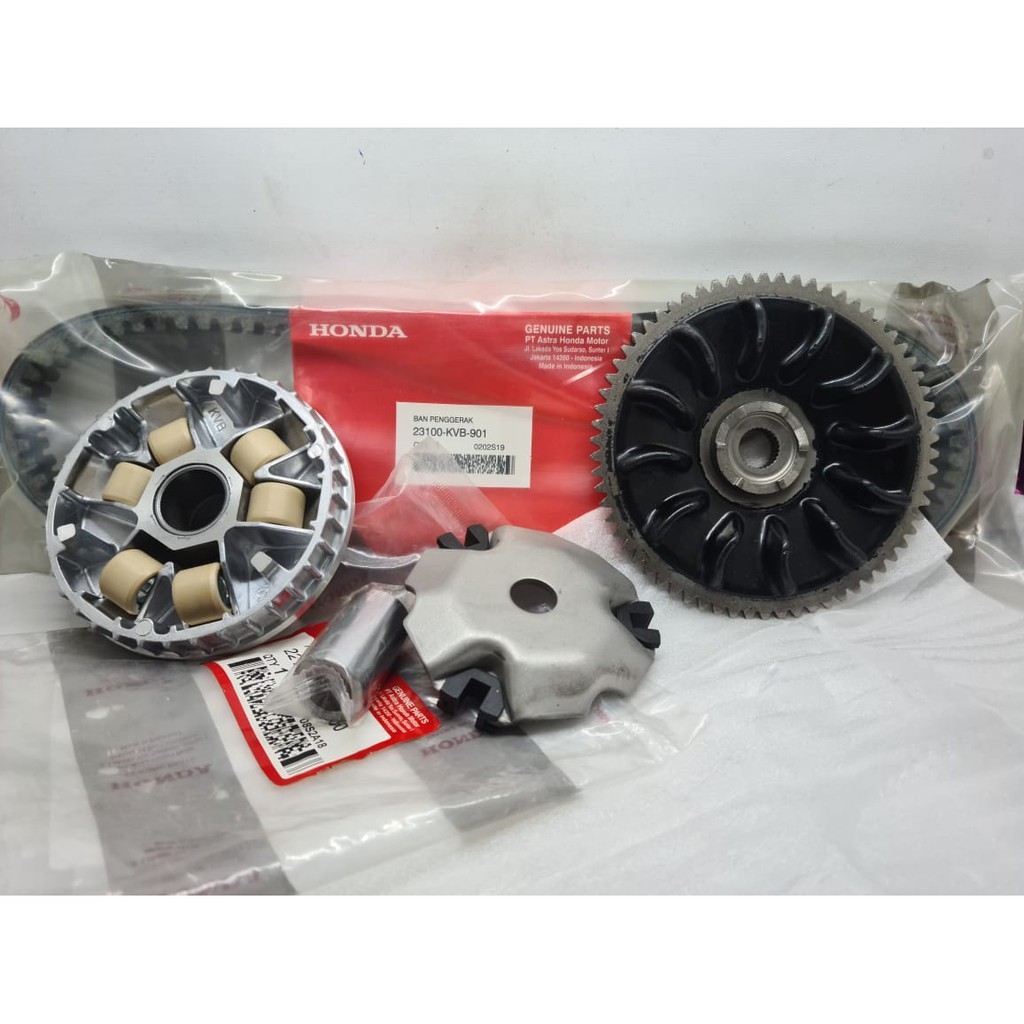 VANBELT+RUMAH ROLLER SET+KIPAS VARIO 110/VARIO KARBU VANBEL + RUMAH ROLLER SET + KIPAS VARIO 110