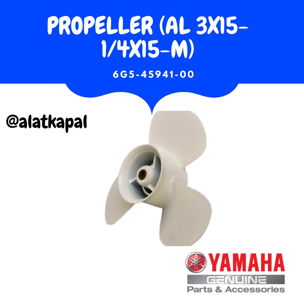 PROPELLER BALING BALING 6G5-45941-00 UNTUK MESIN TEMPEL YAMAHA 200PK