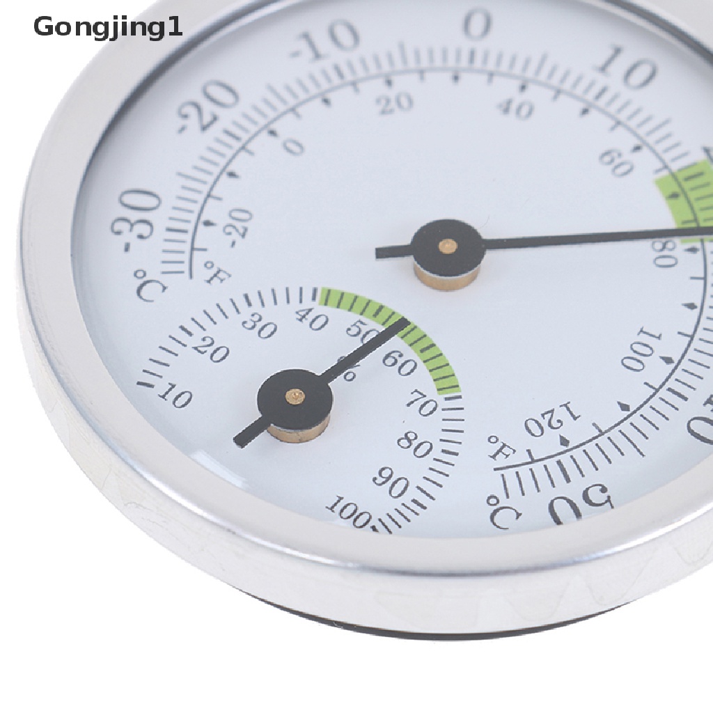 Gongjing1 Termometer + Hygrometer Analog Tempel Dinding Untuk Ruang Sauna