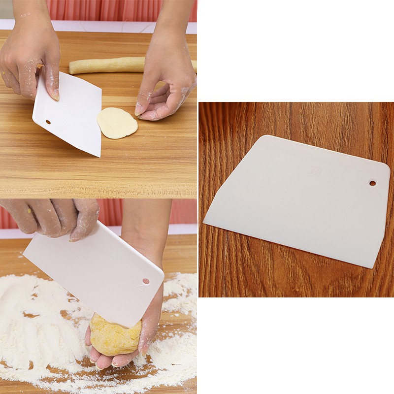 scraper kue / cutter kue / scrapper cake / scraper plastik trapesium besar