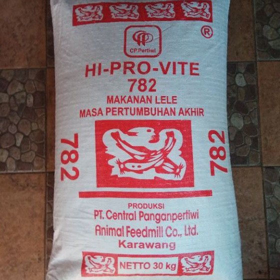 782 30kg pelet ikan HI-PRO-VITE pellet indukan ikan lele gurame nila mas gabus patin dewasa