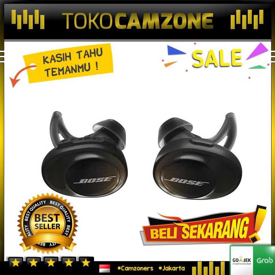 Best Seller Bose Soundsport Free Original Truly Wireless Earphone - Hitam