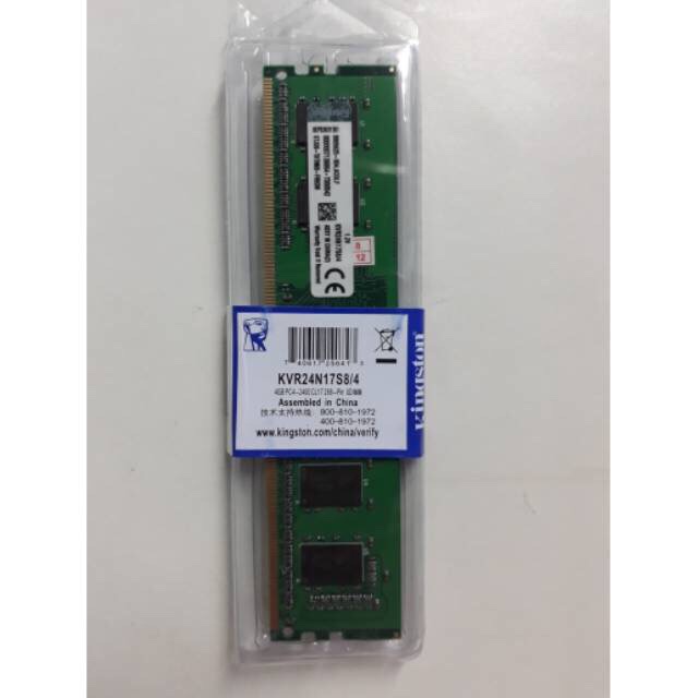 MEMORI PC RAM DDR4 4GB PC19200 kingston garansi 1 tahun