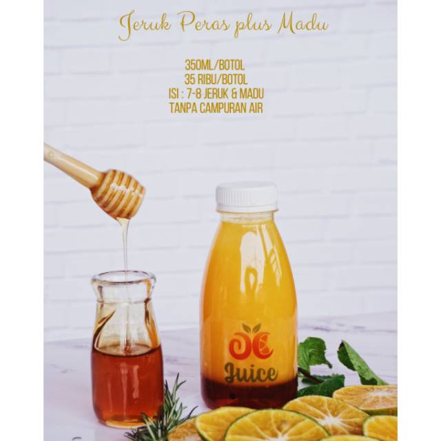 

Sari Jeruk Peras dengan madu / Orange Juice with Honey - 350 ml