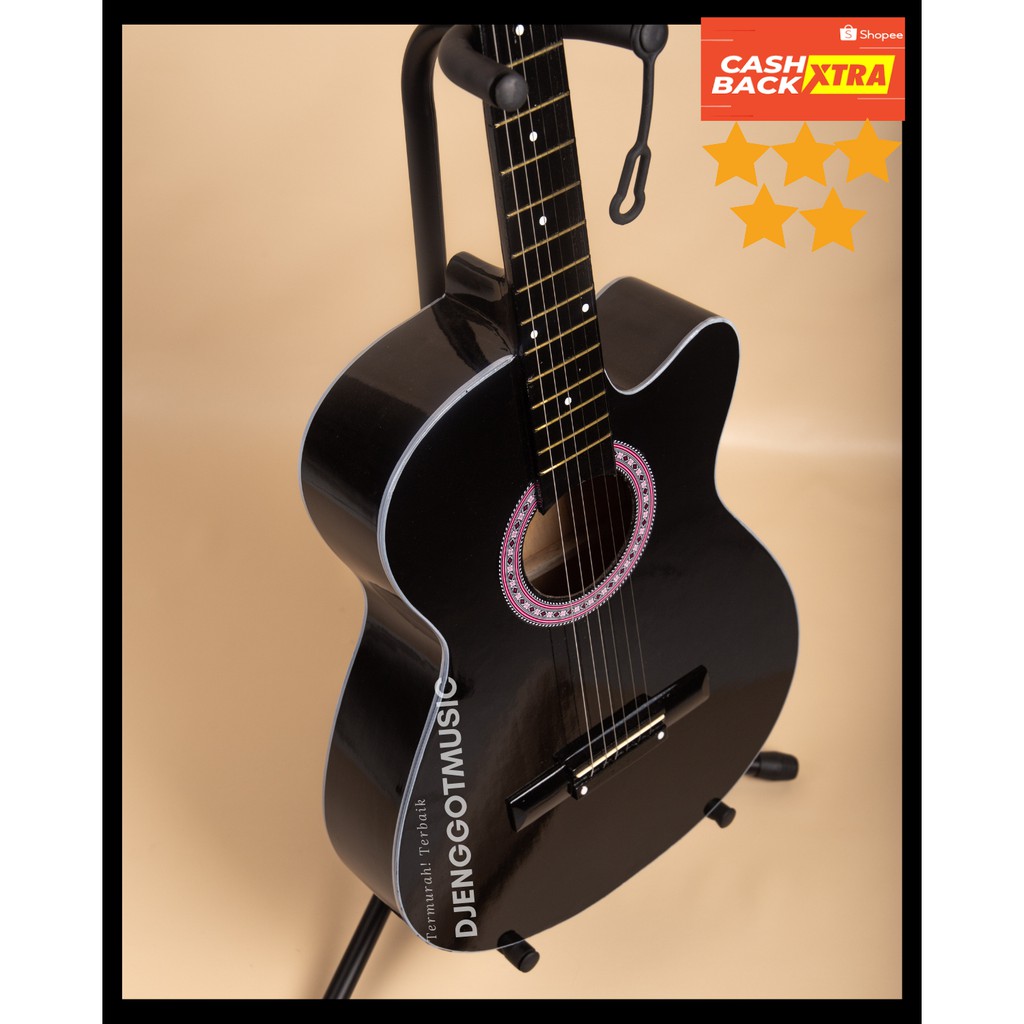 [ORIGINAL] Gitar Akustik Pemula tipe S-01 Include Softcase Senar Cadangan dan Pick bukan YAMAHA