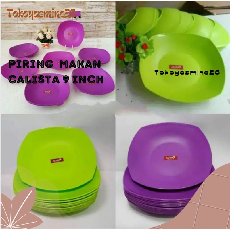 Piring Makan Asvita 12 inch Per pcs/Piring Plastik asvita